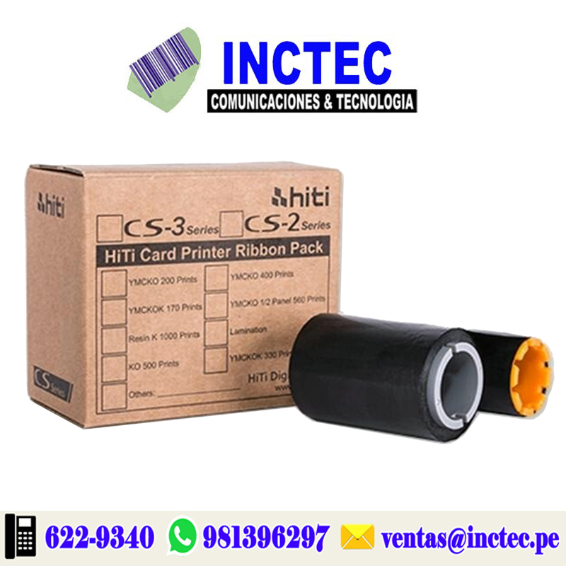 RIBBON NEGRO HITI CS200E K 1000 IMAGENES