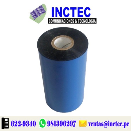 TINTA RIBBON CERA 110MM X 360 METROS - CAJA 48 UNIDADES